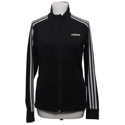 Træningsjakke (Sort) fra Adidas Elastan, Polyester