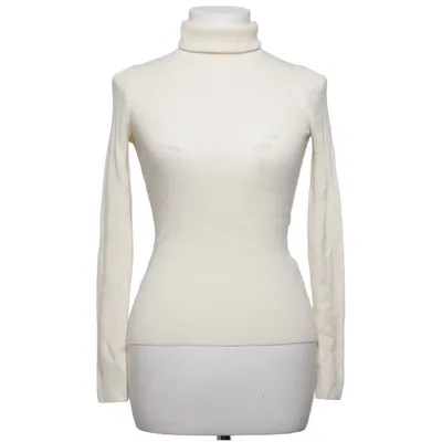 Rollkragenpullover (Weiß) von Uniqlo Wolle