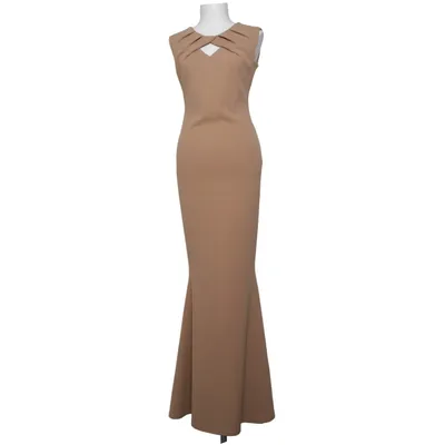 Maxi dress (Beige) from KDK London Elastane, Polyester