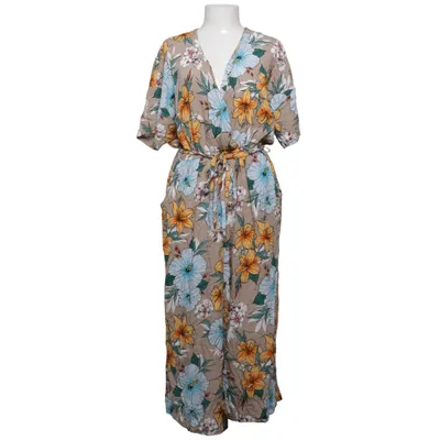 Jumpsuit (Bruin, Meerkleurig) van Hell Bunny Viscose