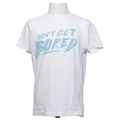 T-shirt (White, Blue) from Boys Cotton