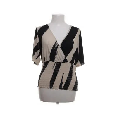 Top (Beige, Zwart, Meerkleurig) van Visual Clothing Project Elastaan, Gerecycled polyester