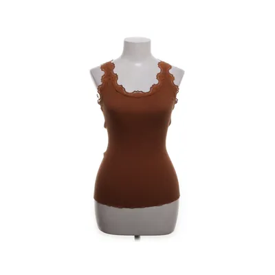 Tanktop (Bruin) van Rosemunde Katoen, Zijde