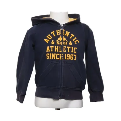 Sweat à capuche (Bleu, Jaune) de Kappa Coton, Polyester