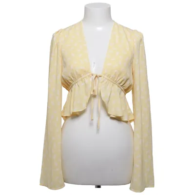 Blouse (Yellow, White) from The Frolic Elastane, Polyester