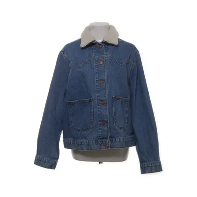 Fodrad jeansjacka (Blå, Vit) från Wrangler Bomull, Polyester