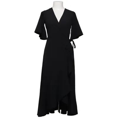 Wrap dress (Black) from Pernilla Wahlgren Design Polyester