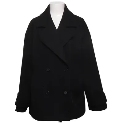 Pea coat (Black) from Nelly Recycled polyester