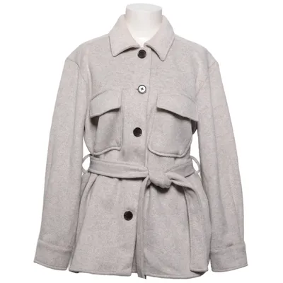 Skjortejakke (Beige) fra Dobber Polyester, Viscose