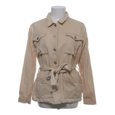 Overshirt (Beige) from Boohoo Blue Cotton