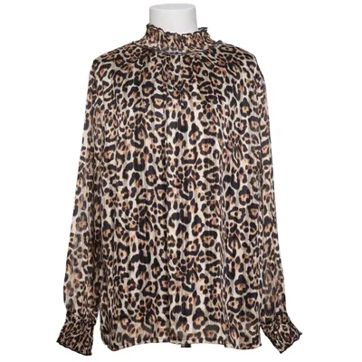 Bluse (Brun, Sort) fra Aniston Elastan, Metallfiber, Polyester, Viscose