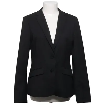 Blazer (Noir) de Dahléns Élasthane, Polyester recyclé, Laine