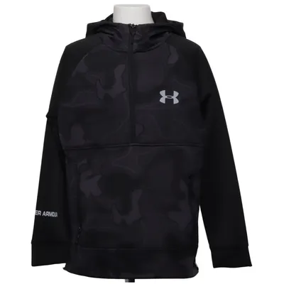 Sweat à capuche (Gris, Noir) de Under Armour Élasthane, Polyester