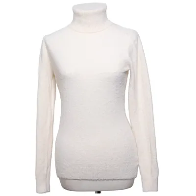 Pul à col roulé (Blanc) de CC Fashion Polyester