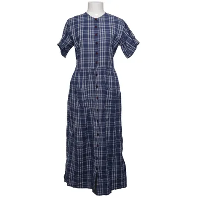 Robe chemise (Bleu, Blanc) de Baretti Coton