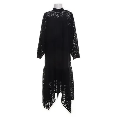 Jurk (Zwart) van Visual Clothing Project Katoen, Polyamide, Polyester