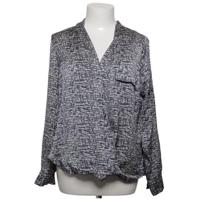 Bluse (Blau, Beige) von In Front Seide