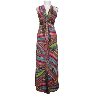 Robe longue (Rose, Vert, Bleu, Multicolore) de Maille Demoiselle Élasthane, Polyester