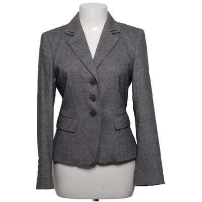 Blazer (Gray) from Strenesse Blue Acetate, Cotton, Elastane, Polyamide, Polyester, Viscose, Wool