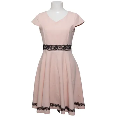 Robe (Rose, Noir) de High Fashion Polyester