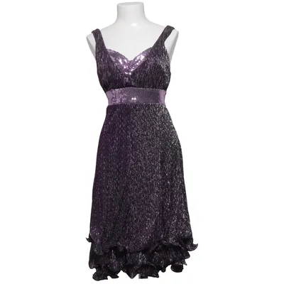 Cocktailklänning (Lila, Silverfärgad)