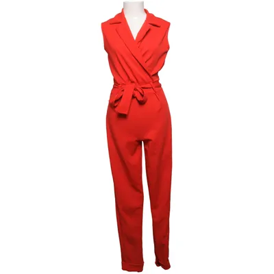 Jumpsuit (Red) from Malabay Elastane, Polyester