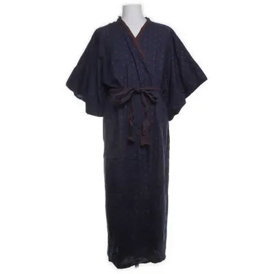 Yukata (Blå, Brun) fra Oeko-tex Bomuld