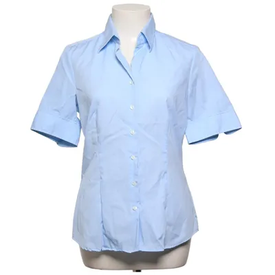 Chemise à manches courtes (Bleu) de Seidensticker Coton