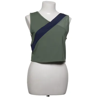 Crop top (Green, Blue) from ASOS 4505 Elastane, Polyester