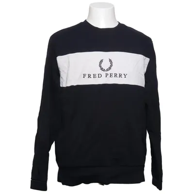 Collegetröja (Svart, Vit) från Fred Perry Sportswear Bomull, Elastan