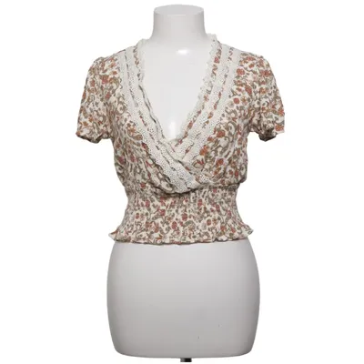 Top (White, Multicolored) from Self Esteem Polyester, Viscose