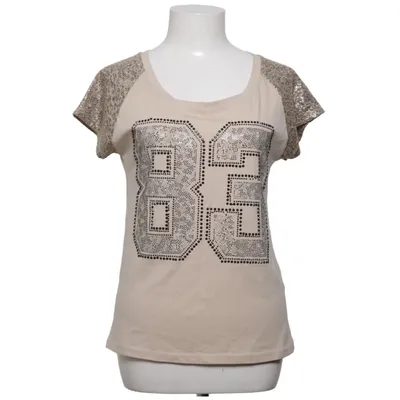T-shirt (Beige) van Mirelle Katoen, Elastaan