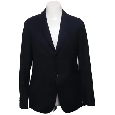 Blazer (Blauw) van Paul & Friends Viscose, Wol