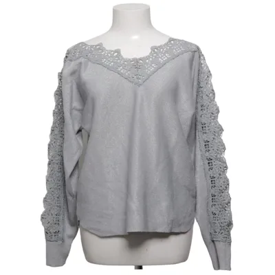 Trui (Grijs) van Moni&Co Kasjmier, Katoen, Metallvezel, Polyester, Zijde, Wol