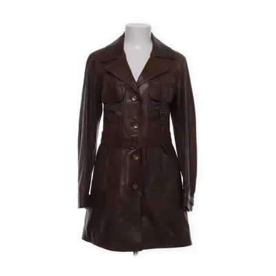 Leather coat (Brown) from vera pelle