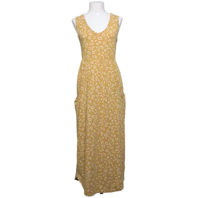 Robe longue (Jaune, Blanc) de House of Lola Coton, Élasthane