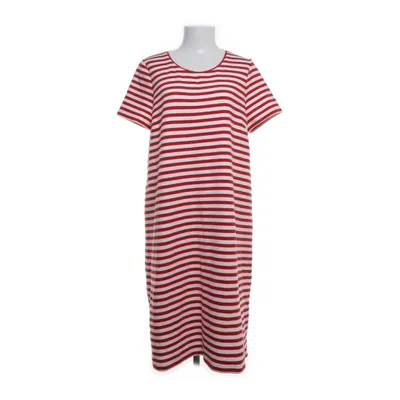 Kjole (Rød, Hvid) fra Oui Bomuld, Polyester, Elastan