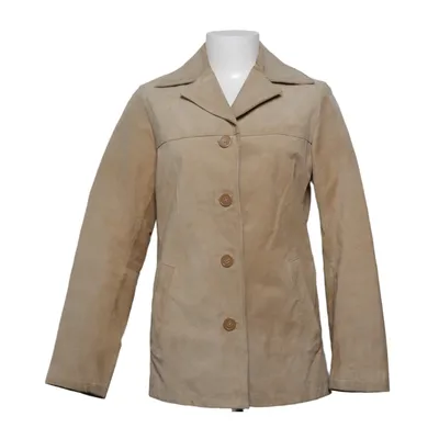 Leren jack (Beige) van Alvaro by Hollies Leer