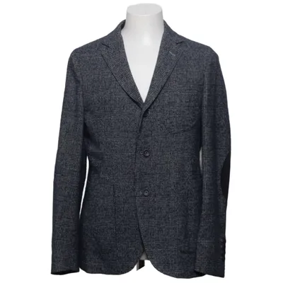 Kavaj (Blå, Grå) från Brecos Acetat, Akryl, Bomull, Polyamid, Polyester, Viskos, Ull