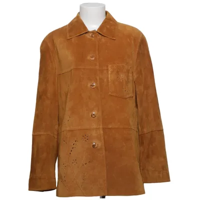 Lederjacke (Braun) Leder, Polyester