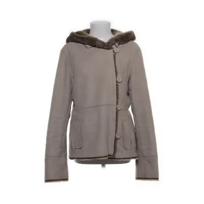 Shearlingjacka (Beige) från Caroll Akryl, Polyester