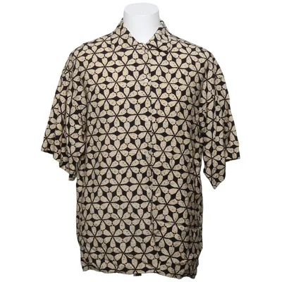 Kortärmad skjorta (Beige, Svart) från Jack & Jones Originals Polyamid, Viskos