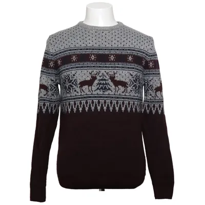 Christmas sweater (Gray, Purple) from Cedar Wood State Acrylic, Polyester