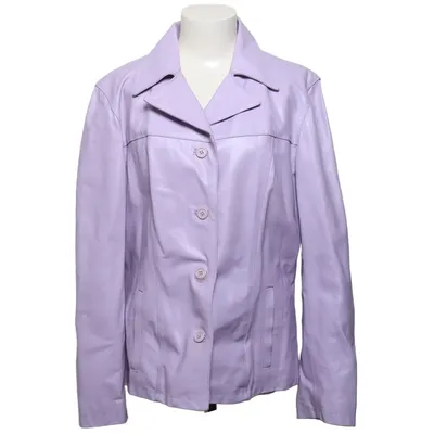 Leren jack (Lila) van Project Leer, Viscose