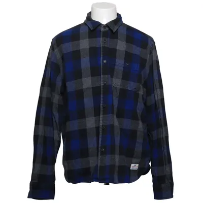 Flanellen overhemd (Blauw, Grijs, Zwart) van Penfield Katoen