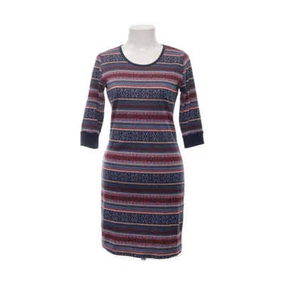 Jurk (Blauw, Meerkleurig) van Oodji Polyester, Viscose