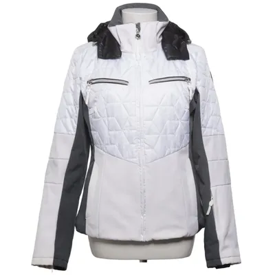 Ski jacket (White, Gray) from Icepeak Elastane, Polyester