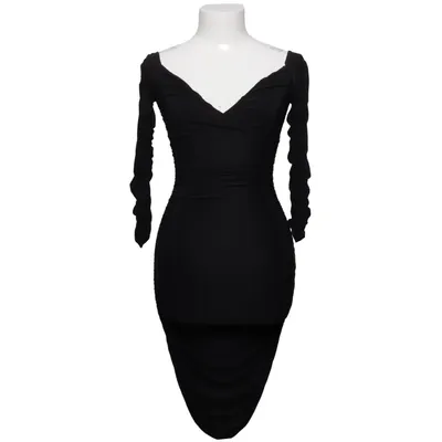 Jurk (Zwart) van Femme Luxe Elastaan, Polyester
