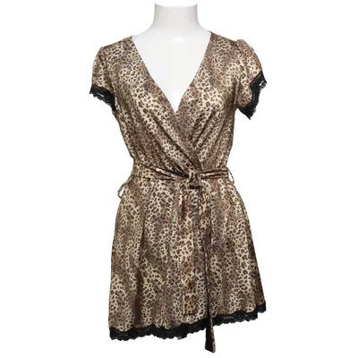 Dressing gown (Beige, Black, Brown) from Obsessive