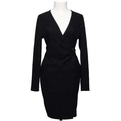 Wrap dress (Black) from Fisherfield Elastane, Polyester